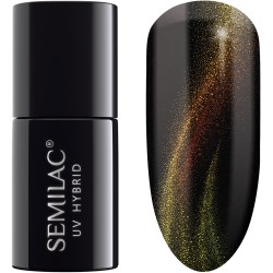 UV Hybrid Semilac Cat Eye 3D Yellow 638