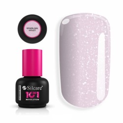 10in1 Gel Sparkling Violet Silcare Revolution Hybrid Gel 15g