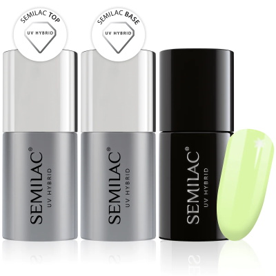 Semilac Base + Top + 366...